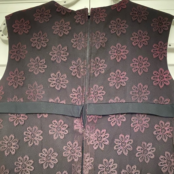 Vintage Darling Debs by Ruth EIB plum lace cocktail dress - Picture 6 of 6